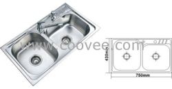 凱爾精品水槽系列/不銹鋼雙水槽