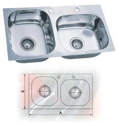 波斯寶水槽系列/不銹鋼雙水槽