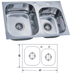 波斯寶水槽系列/不銹鋼雙水槽