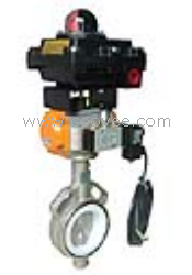 供應氣動對夾蝶閥