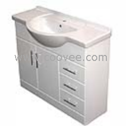 供应MDF bathroom cabinet vanity烤漆浴室柜