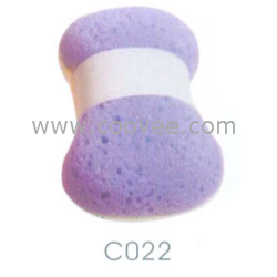 供應平面立體動物水果洗刷浴棉