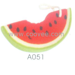 供應平面立體動物水果洗刷浴棉