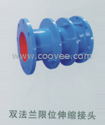 供應雙法蘭限位伸縮接頭