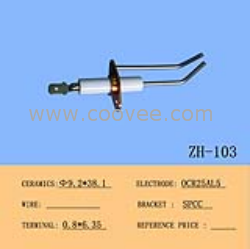 供应ZH-103A 点火针,点火电极,灶具点火针，引火架点针