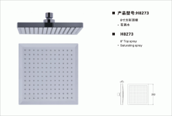 8¨方形頂噴/頭頂花灑/淋浴噴頭