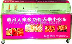 供應供應無煙多功能燒烤小吃車、豆腐機