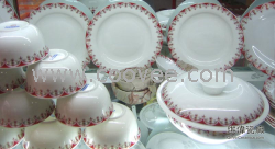 供應景德鎮陶瓷餐具太陽花