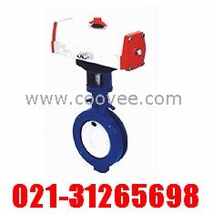 供應氣動對夾式軟密封蝶閥