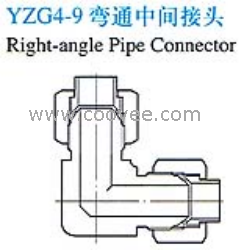 供应YZG4-9扩口式弯通中间接头