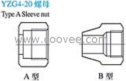 供应YZG4-20扩口式管接头-螺母