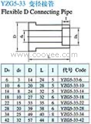 供应YZG5-33焊接式管接头-变径接管