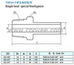 供应YZG14-3单头异径短节