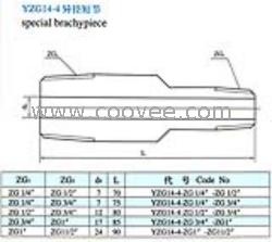 供應(yīng)YZG14-4異徑短節(jié)