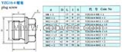 供应YZG16-4螺塞