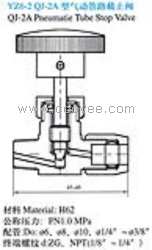 供应QJ-2A型气动管路截止阀