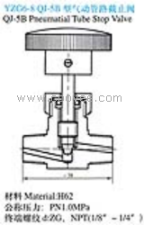 供应QJ-5B型气动管路截止阀