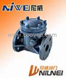 供應H44X-10S塑料旋啟式止回閥