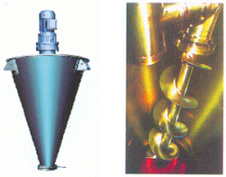 山東濟(jì)南雙螺桿錐形混合機(jī)，萊州金輝機(jī)械