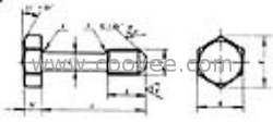 供应GB838六角头不脱出螺钉，武汉富来达，不锈钢，普钢，发黑