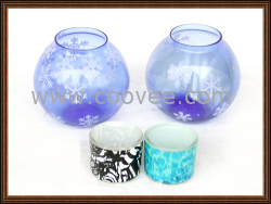 供應玻璃花紙/水轉印、水貼紙、貼紙、花紙