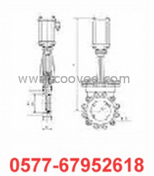 供應(yīng)氣動(dòng)刀型閘閥