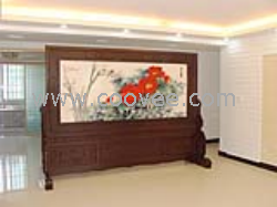 供應現代彩雕屏風