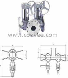 供應單沖洗旋塞閥》昆明蓋米閥門--型號、結構、尺寸閥標準