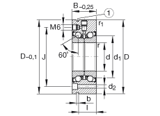 供应推力角接触球轴承 ZKLF100200-2Z