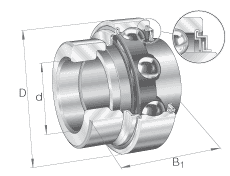 供應(yīng)外球面球軸承 RAE35-NPP-FA106