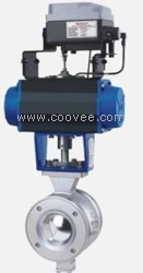 供應氣動V型球閥