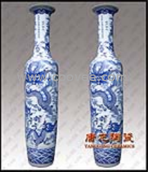 供應(yīng)青花九龍巨型陶瓷花瓶，陶瓷裝飾品，家居禮品花瓶，活動(dòng)慶典禮品花瓶，商務(wù)禮品花瓶，開業(yè)禮品花瓶