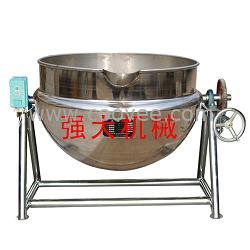 可傾式蒸汽夾層鍋|濰坊強大機械公司制造