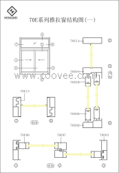 供應(yīng)亨威鋁業(yè)70E系列推拉窗