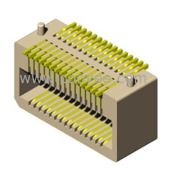 供应0.8mm侧插板对板母座连接器