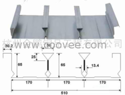 供应全闭口楼承板510