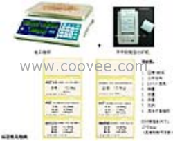 台湾SNOWREX怡先电子磅秤接微型标签机 套餐优惠价4600