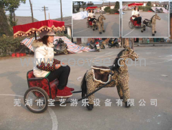 供应游乐设备机器神马拉车；神马拉车; 马拉车；动物拉车