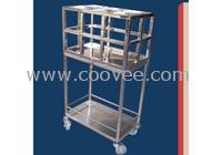 供應 不銹鋼雙層手推車RCS-0227