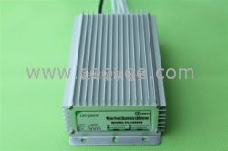 供應(yīng)12V24V200W防水電源