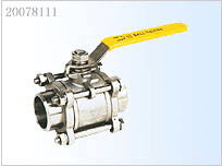 供应三片式对焊球阀