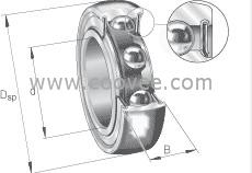 供应外球面球轴承205-NPP-B