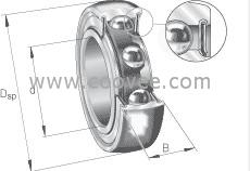 供應(yīng)外球面球軸承209-NPP-B