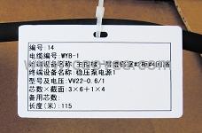 供应电缆挂牌/电缆吊牌/PVC标牌/PVC铭牌30*60双孔/32*68单孔