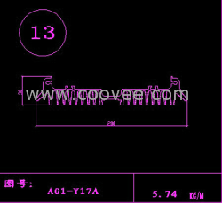 供应13号路灯散热器