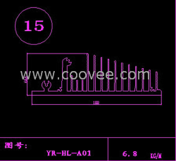 供應(yīng)15號(hào)路燈散熱器