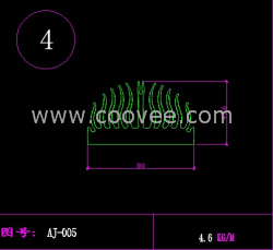 供应4号梳子散热器 工业散热器