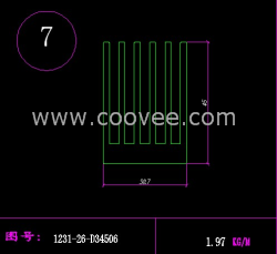 供应7号梳子散热器 工业散热器