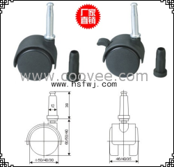 【插杆脚轮】7X38插杆万向脚轮厂家直销