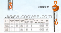 供應(yīng)日本象印牌C21經(jīng)濟(jì)型手拉葫蘆